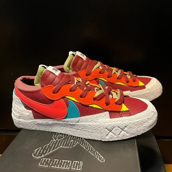 Nike Blazer Low sacai KAWS Red NIB - Picture 8 of 8